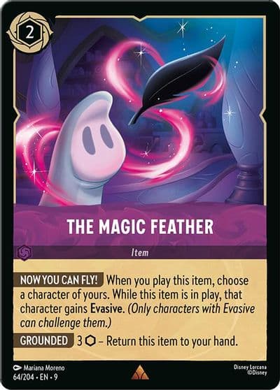 The Magic Feather Fabled Lorcana card
