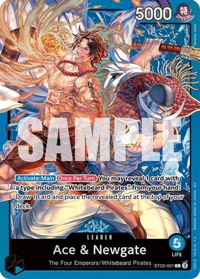 Ace and Newgate Starter Deck 22: Ace & Newgate One Piece card