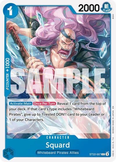 Squard Starter Deck 22: Ace & Newgate One Piece card
