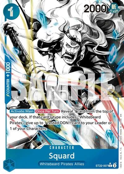 Squard Parallel Starter Deck 22: Ace & Newgate One Piece card