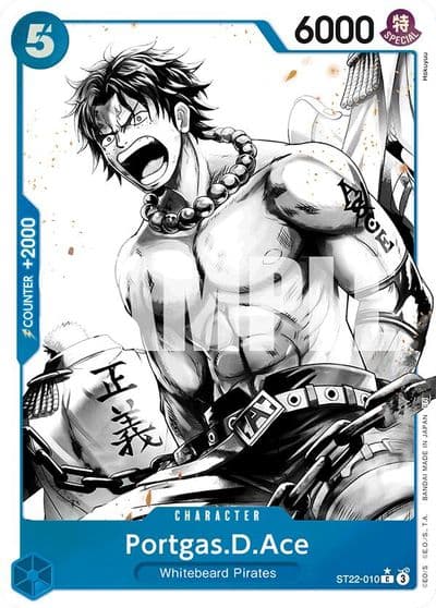 PortgasDAce Parallel Starter Deck 22: Ace & Newgate One Piece card