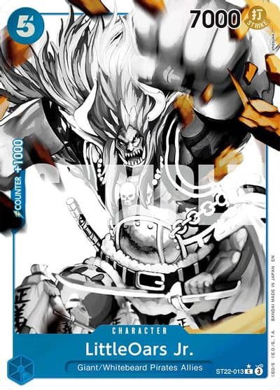 LittleOars Jr Parallel Starter Deck 22: Ace & Newgate One Piece card
