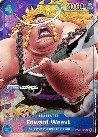 Edward Weevil Seven Warlords of the Sea Binder Set One Piece Promotion Cards One Piece card