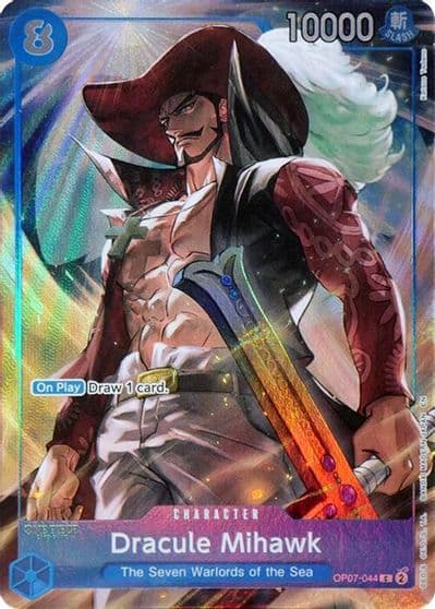 Dracule Mihawk Seven Warlords of the Sea Binder Set One Piece Promotion Cards One Piece card