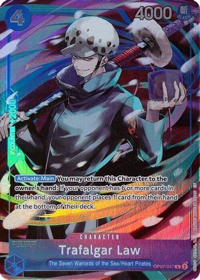 Trafalgar Law Seven Warlords of the Sea Binder Set One Piece Promotion Cards One Piece card