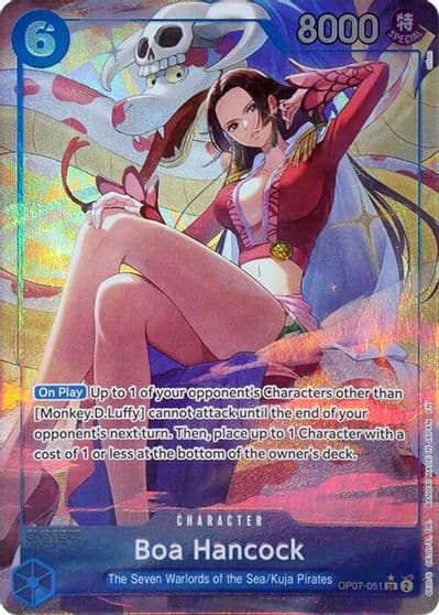 Boa Hancock Seven Warlords of the Sea Binder Set Alternate Art One Piece Promotion Cards One Piece card