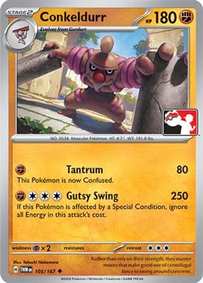 Conkeldurr Prize Pack Series Cards Pokemon card
