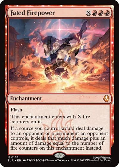 Fated Firepower Avatar: The Last Airbender Magic card
