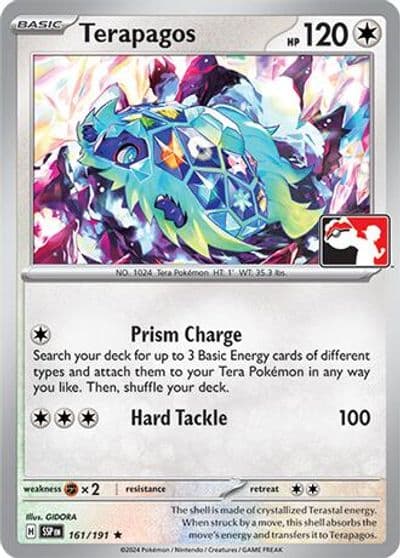 Terapagos Prize Pack Series Cards Pokemon card