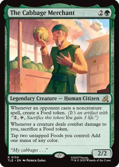 The Cabbage Merchant Avatar: The Last Airbender: Eternal-Legal Magic card