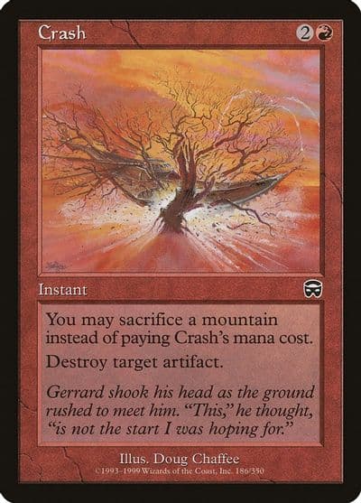 Crash Mercadian Masques Magic card