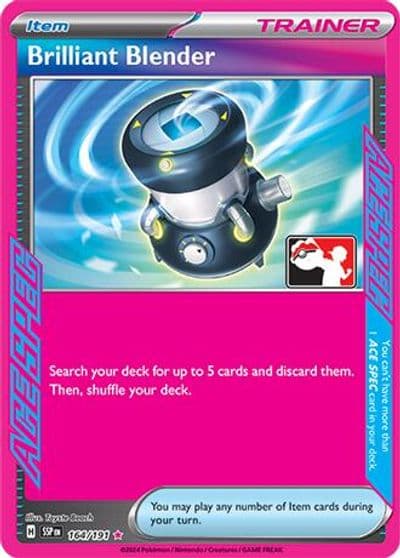 Brilliant Blender Prize Pack Series Cards Pokemon card