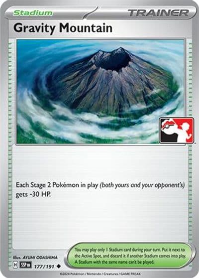 Gravity Mountain Prize Pack Series Cards Pokemon card