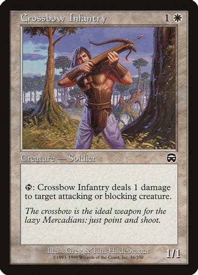 Crossbow Infantry Mercadian Masques Magic card
