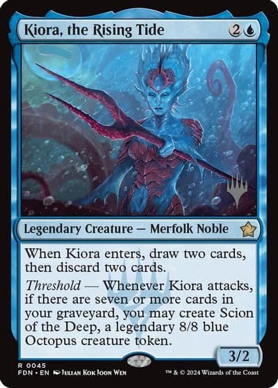 Kiora the Rising Tide Promo Pack: Edge of Eternities Magic card