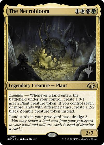 The Necrobloom Promo Pack: Edge of Eternities Magic card