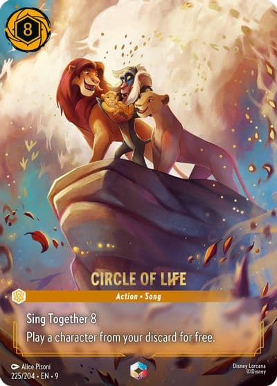 Circle of Life Enchanted Fabled Lorcana card