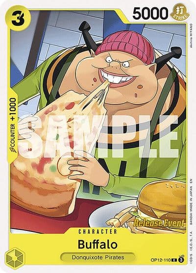 Buffalo Legacy of the Master Release Event Cards One Piece card