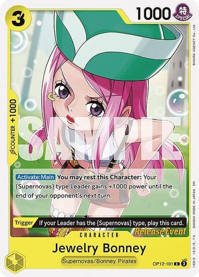Jewelry Bonney 101 Legacy of the Master Release Event Cards One Piece card