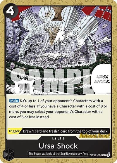 Ursa Shock Legacy of the Master Release Event Cards One Piece card