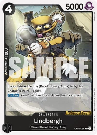 Lindbergh Legacy of the Master Release Event Cards One Piece card