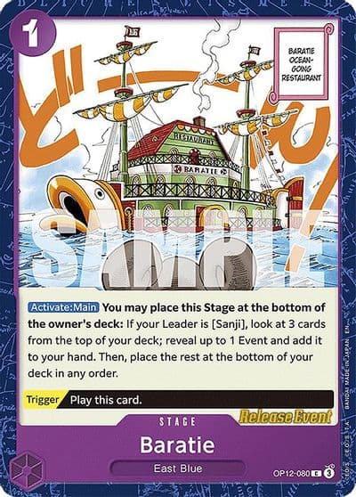 Baratie Legacy of the Master Release Event Cards One Piece card