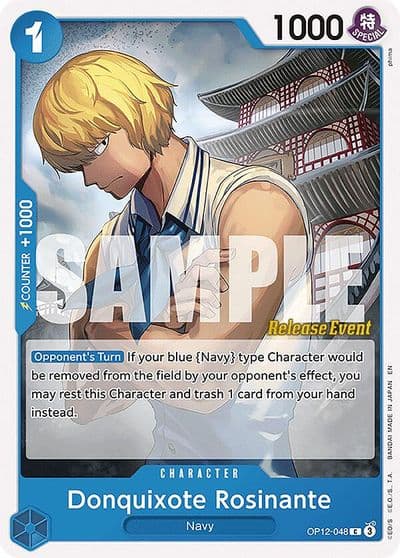 Donquixote Rosinante 048 Legacy of the Master Release Event Cards One Piece card