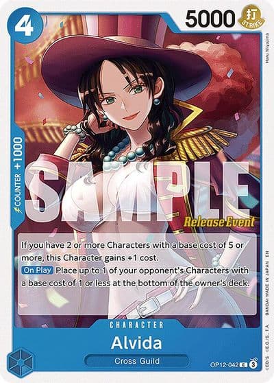 Alvida Legacy of the Master Release Event Cards One Piece card