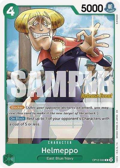 Helmeppo Legacy of the Master Release Event Cards One Piece card
