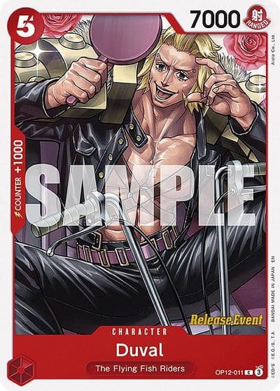 Duval Legacy of the Master Release Event Cards One Piece card