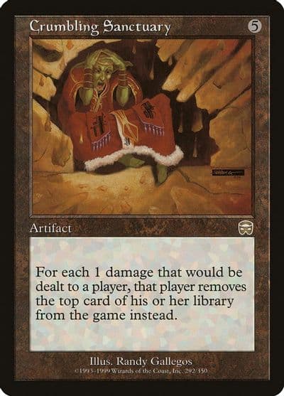 Crumbling Sanctuary Mercadian Masques Magic card