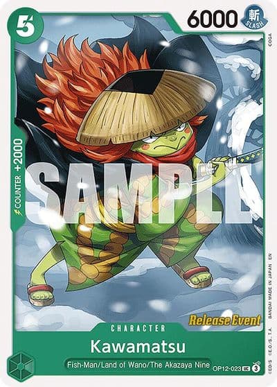 Kawamatsu Legacy of the Master Release Event Cards One Piece card