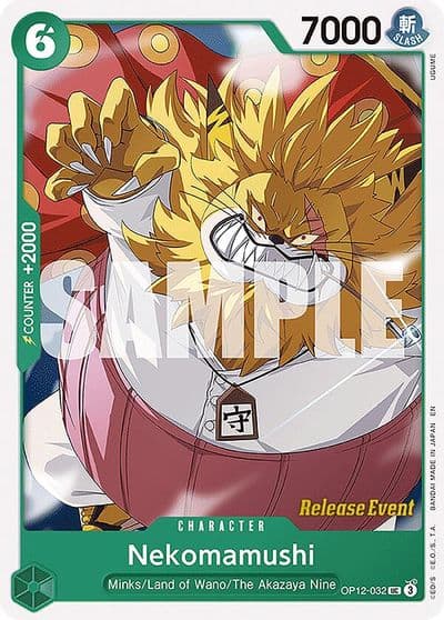 Nekomamushi Legacy of the Master Release Event Cards One Piece card