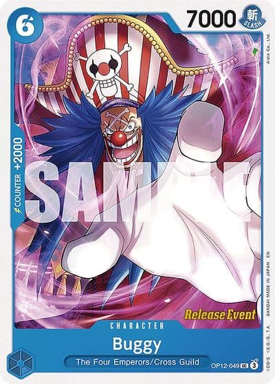 Buggy 049 Legacy of the Master Release Event Cards One Piece card