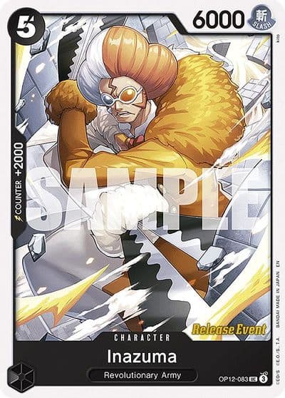 Inazuma Legacy of the Master Release Event Cards One Piece card