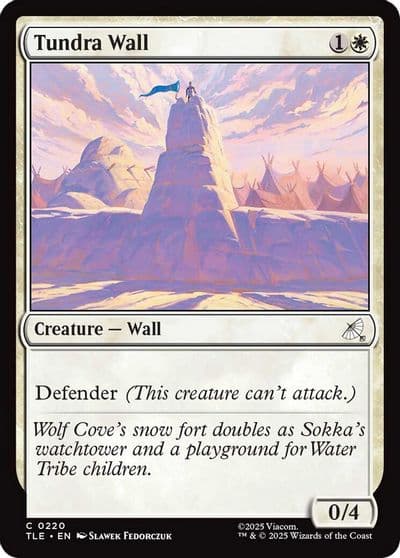 Tundra Wall 0220 Avatar: The Last Airbender: Eternal-Legal Magic card