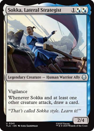 Sokka Lateral Strategist Avatar: The Last Airbender Magic card