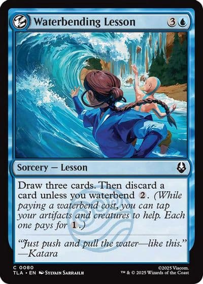 Waterbending Lesson Avatar: The Last Airbender Magic card