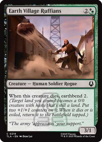 Earth Village Ruffians Avatar: The Last Airbender Magic card