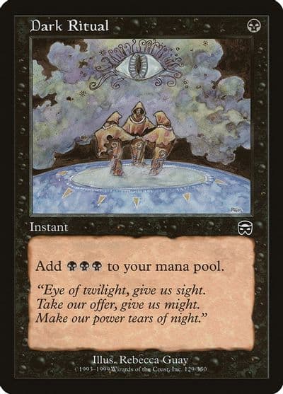 Dark Ritual Mercadian Masques Magic card