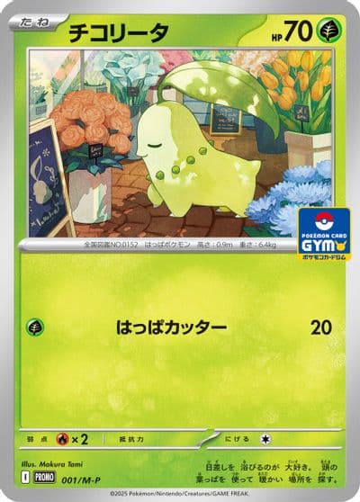 Chikorita M-P Promotional Cards Pokemon card