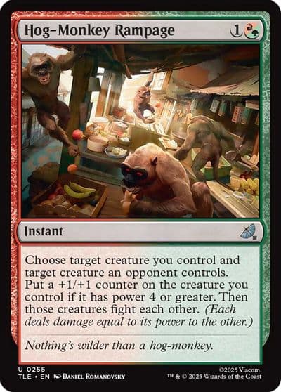 Hog Monkey Rampage Avatar: The Last Airbender: Eternal-Legal Magic card