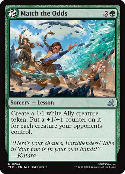 Match the Odds Avatar: The Last Airbender: Eternal-Legal Magic card