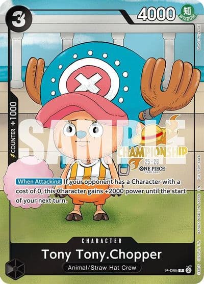 Tony TonyChopper CS 25 26 Event Pack One Piece Promotion Cards One Piece card