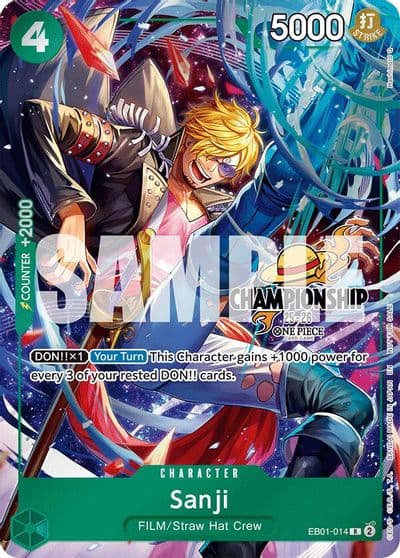 Sanji CS 25 26 Celebration Pack One Piece Promotion Cards One Piece card