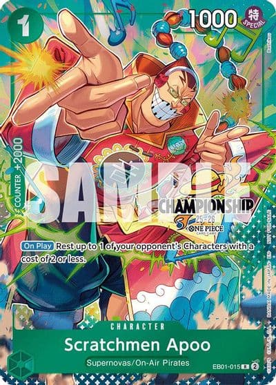 Scratchmen Apoo CS 25 26 Celebration Pack One Piece Promotion Cards One Piece card