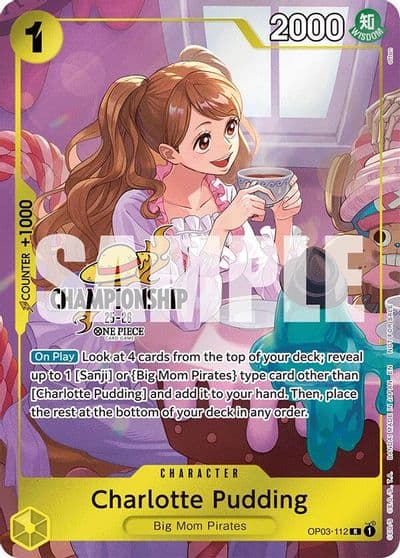 Charlotte Pudding 112 CS 25 26 Celebration Pack One Piece Promotion Cards One Piece card