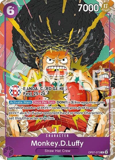 MonkeyDLuffy BANDAI Card Games Fest 25 26 One Piece Promotion Cards One Piece card
