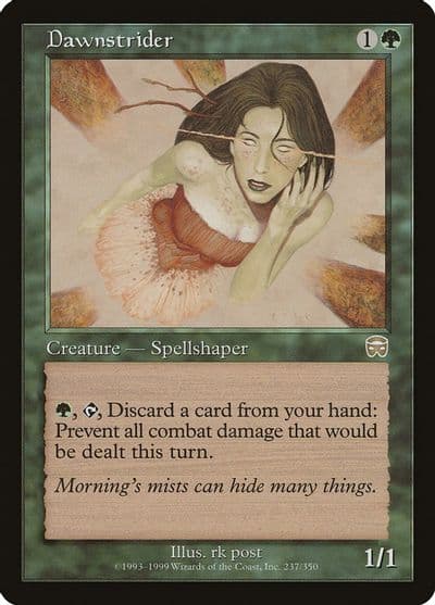 Dawnstrider Mercadian Masques Magic card