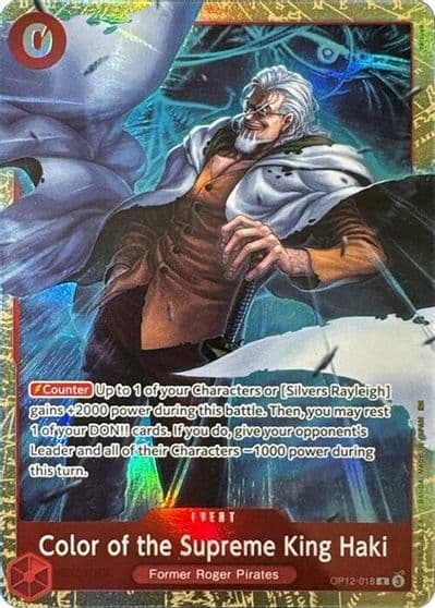 Color of the Supreme King Haki Premium Card Collection 6 assort vol1 One Piece Promotion Cards One Piece card